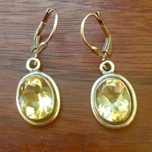 Smoky Topaz sterling silver Danglers